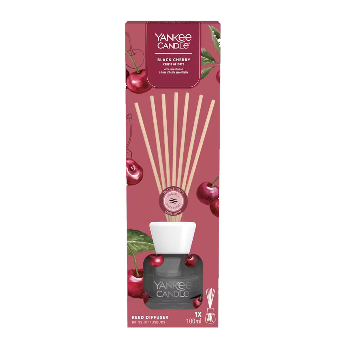 Diffusore a bastoncini Black Cherry